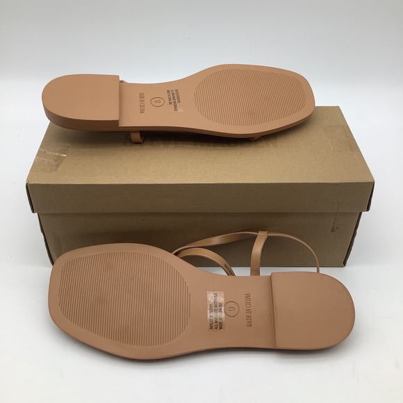 Steve Madden Baylee Cognac Toe Ring Ankle Strap‎ Sandals Womens Size 9 New - Picture 4 of 6